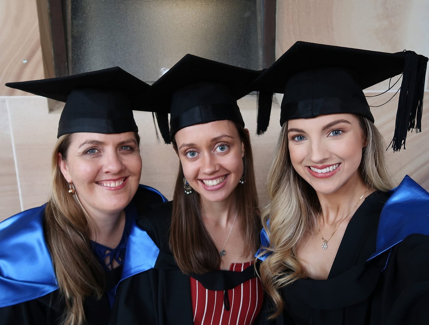 Chante Louise and her Dietetics classmates graduating.
