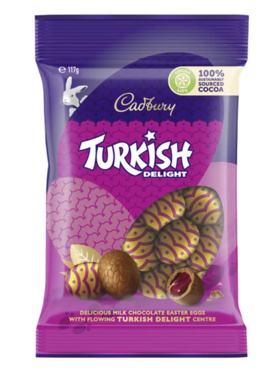 Turkish Delight Easter Eggs