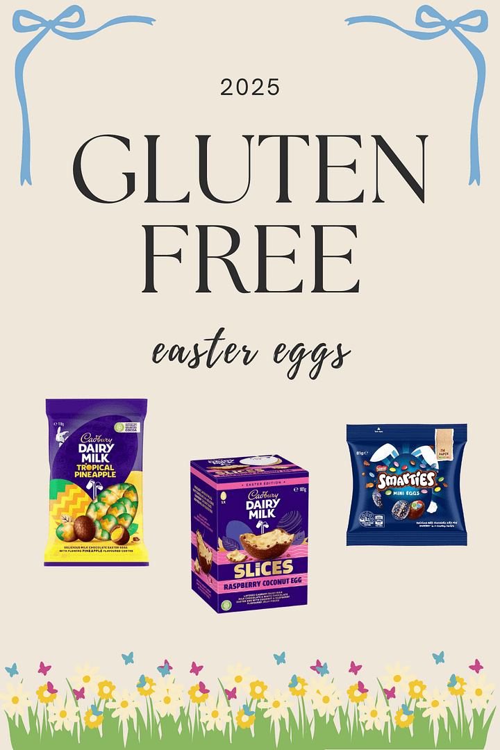 2025 Gluten-Free Easter Eggs in Coles & Woolworths