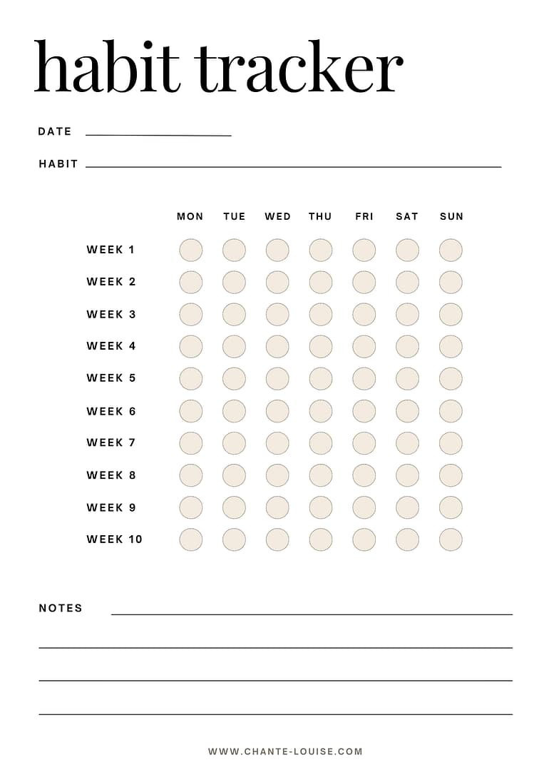 Habit tracker